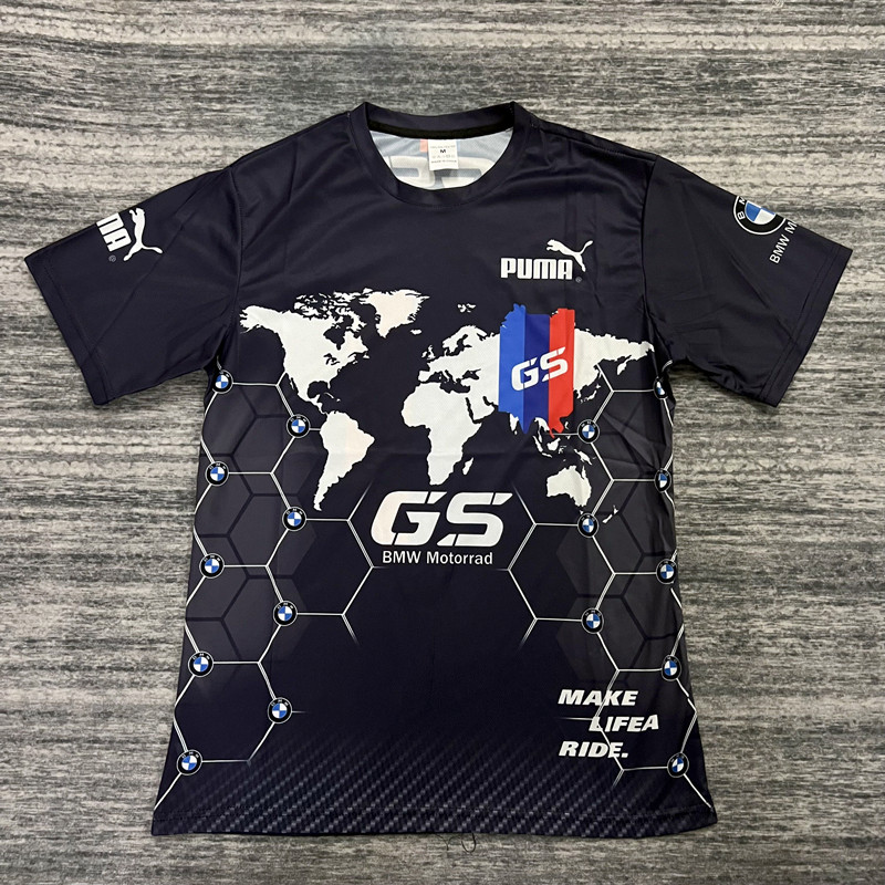 2021新款摩托车休闲骑行赛车T恤GS水鸟骑士机车速干透气摩旅短袖