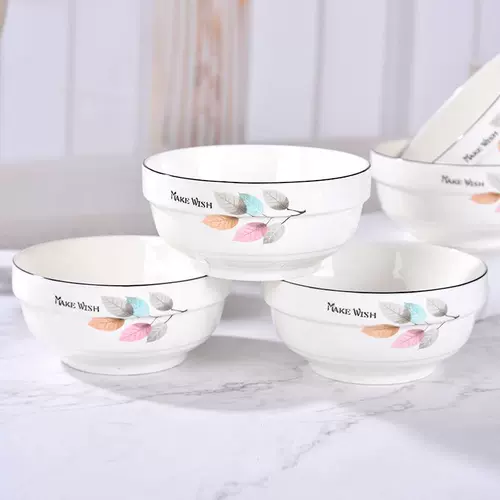 4,5/5/5,5 дюйма керамическая чаша домашнее напиток каша миска миска миска Микроволновая печь Специальная чаша китайская посуда Керамическая чаша