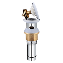 Bathroom washbasin lift pop-up drain 304 accessories washbasin drain pipe universal anti-blocking 3155