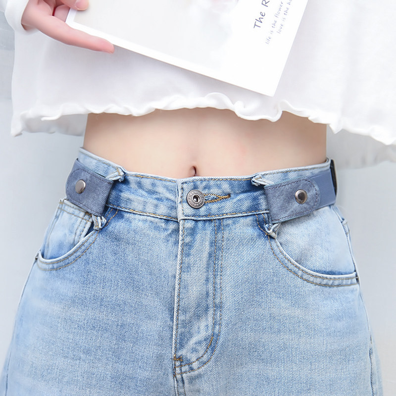 Lazy belt ladies summer fashion elastic elastic invisible waist seal decorative jeans waist artifact male belt