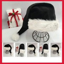 Black Santa Hat Striped Christmas Hat Red Green Christmas Hat