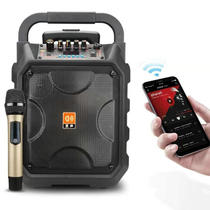 Outdoor audio high-power wireless microphone singing wedding performance mobile Bluetooth square dance speaker audio