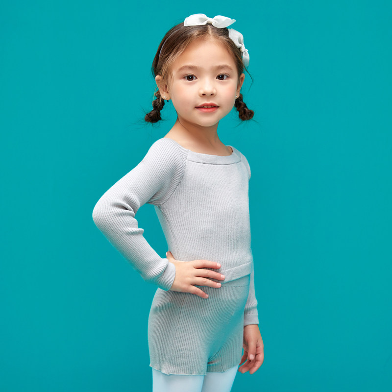 Children's Dance Clothes Sweater Women's Autumn and Winter Longsleeved