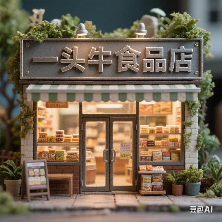 一头牛食品的LOGO