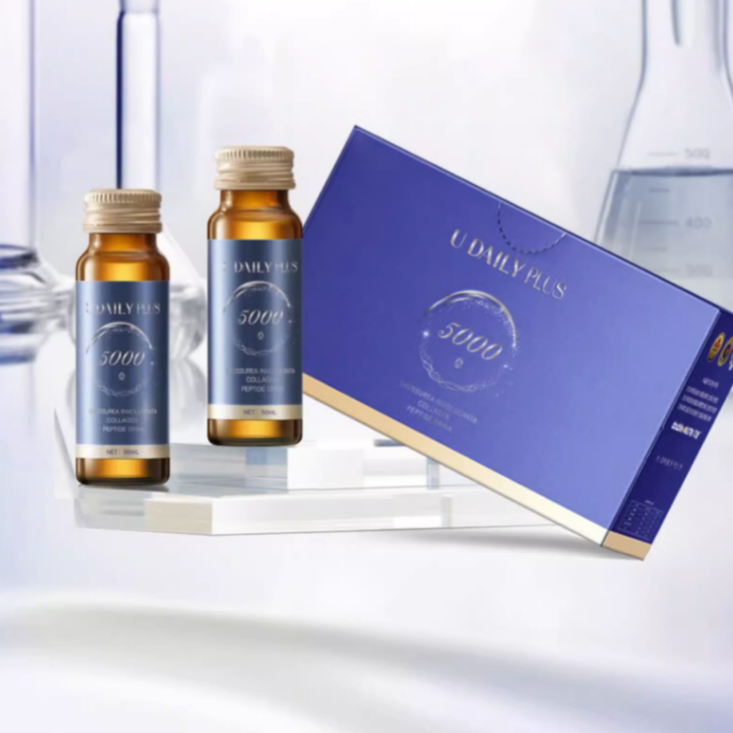 优缇利UDP雪莲胶原蛋白肽液态饮品50ml*10瓶