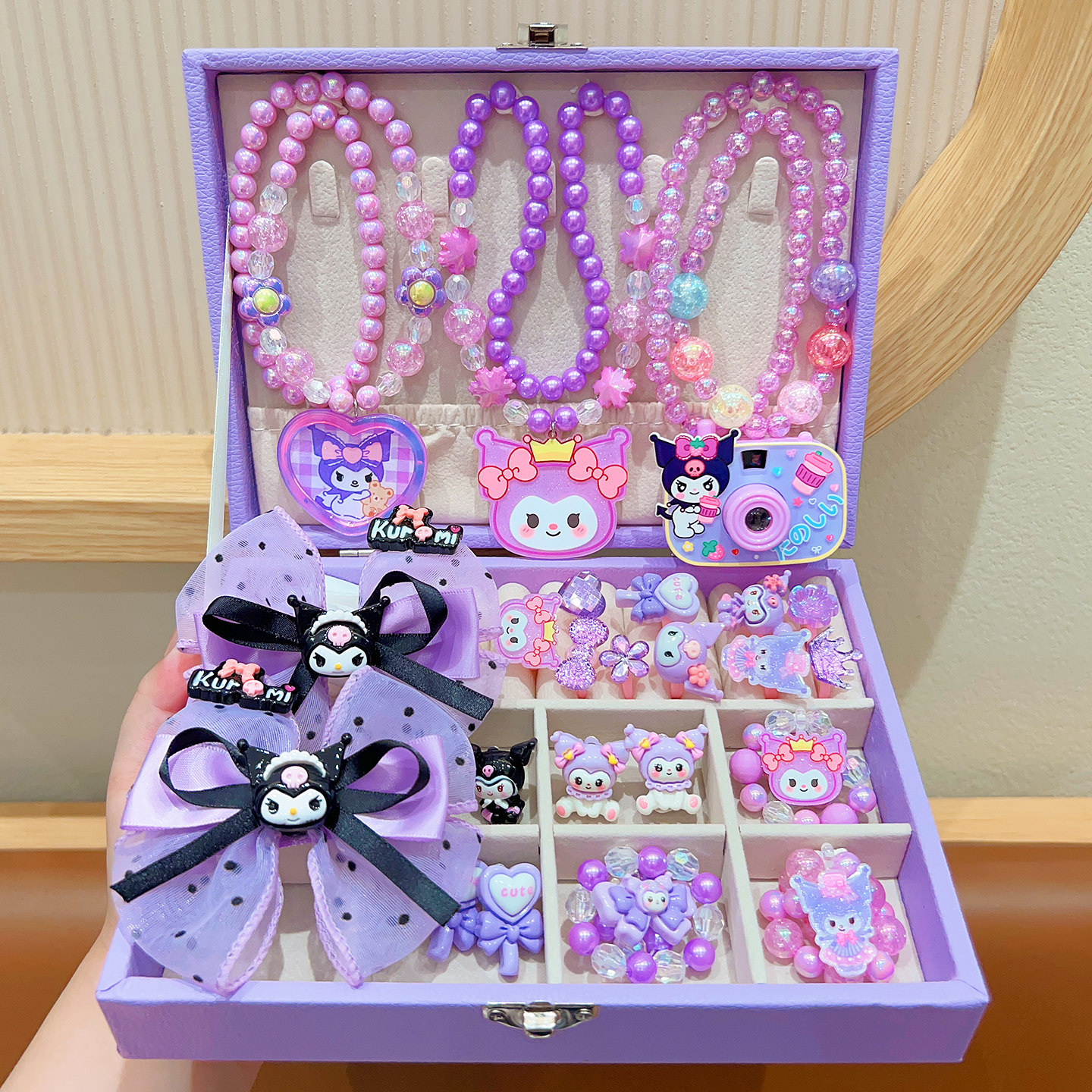 ❤kuromikeさま❤2025年Bracelet❤❤❤❤✨️ 2025 newest kuromi kids' bracelet & necklace gift box set | a must