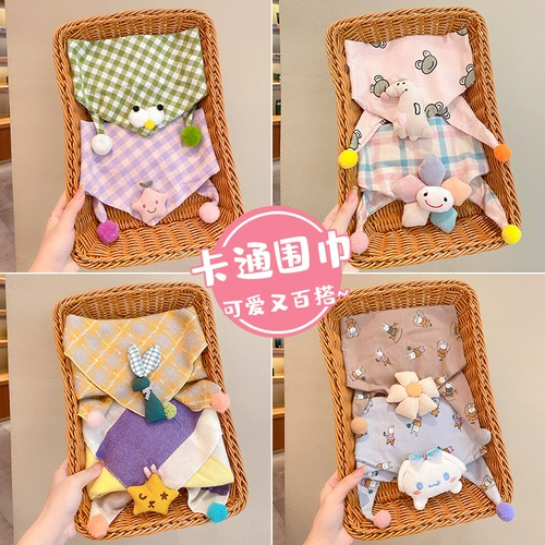 Детский тонкий милый удерживающий тепло шарф для мальчиков, в корейском стиле