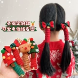 Рождественский детский телефон, мультяшная резинка для волос для пожилых людей, коллекция 2023