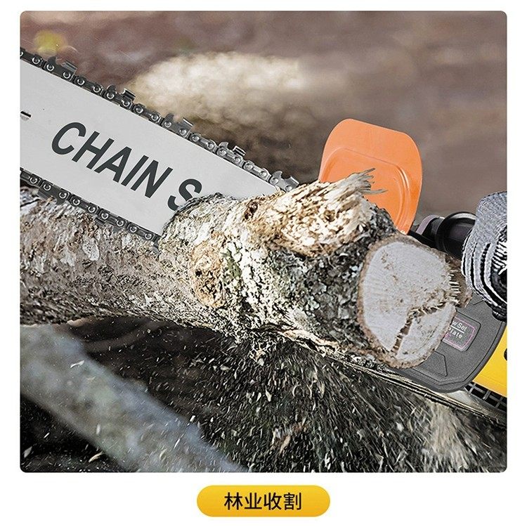 Brand New No-Installation Angle Grinder Converted into a Chainsaw, Handheld Household Electric Chainsaw, Logging Saw, Multi-Functional Cutting Electric Saw