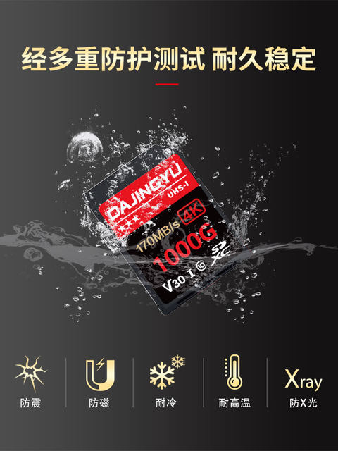 V30 High-Speed Sd Memory Card Camera Memory Card Suitable for Sony A7, Canon R62, Nikon Z50, Fuji Xt5, Panasonic