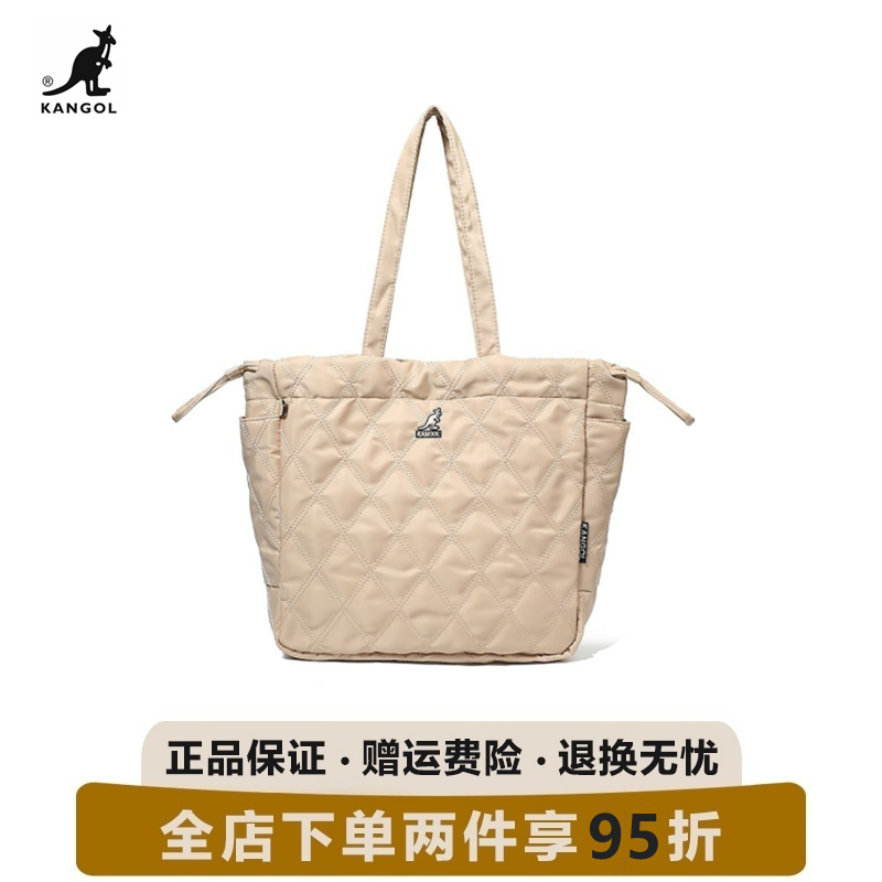 Authentic In-Stock Kongol Kangaroo Cotton-Filled Tote Bag for Women, New Diamond-Patterned Shoulder Bag, Soft Shopping Warm Bag Authentic In-Stock Kongol Kangaroo Cotton-Filled Tote Bag for Women, New Diamond-Patterned Shoulder Bag, Soft Shopping Warm Bag