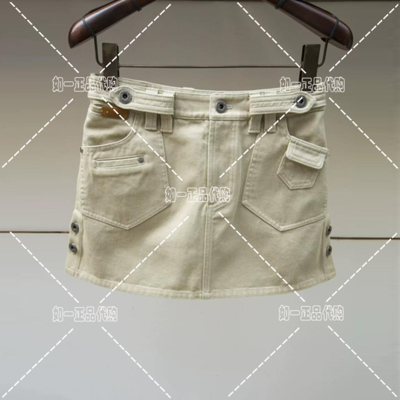 Jr Official Store Genuine 2026 Summer New High-Waisted Pocket-Style Washed Workwear Short Skirt Xsj3Q02E Jr Official Store Genuine 2026 Summer New High-Waisted Pocket-Style Washed Workwear Short Skirt Xsj3Q02E