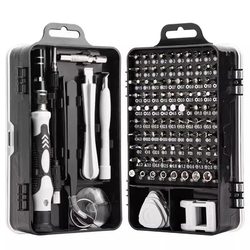 Upgraded screwdriver Suit 115-in-one Multi-function Precision screwdriver wholesale watch mobile phone repair tool