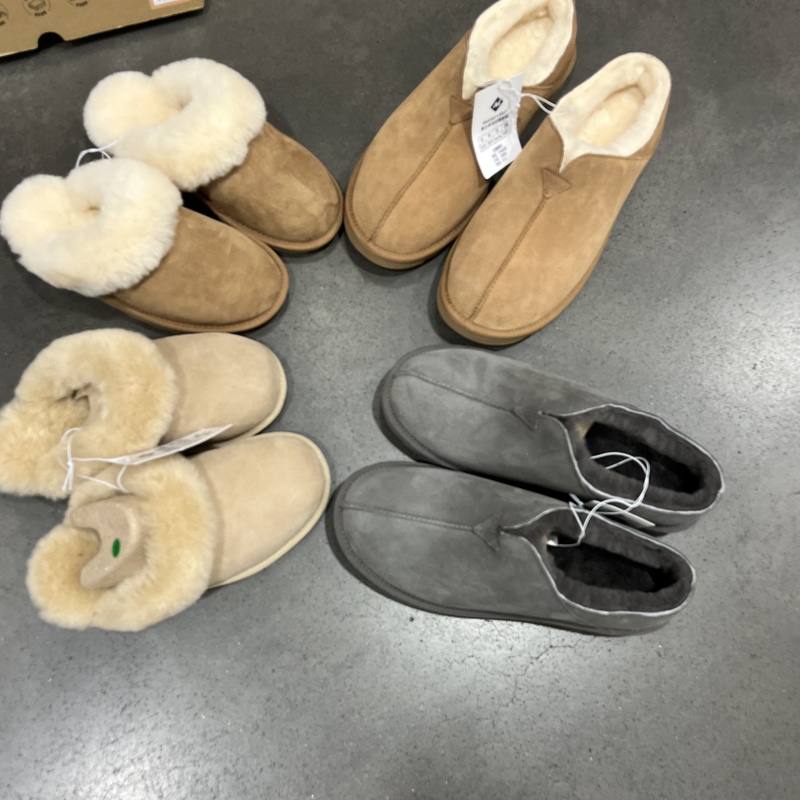 Shanmudai mm Women's Sheepskin and Wool Integrated Slippers, Men's Wool-Lined Slippers, Winter Furry Cotton Slippers Shanmudai mm Women's Sheepskin and Wool Integrated Slippers, Men's Wool-Lined Slippers, Winter Furry Cotton Slippers