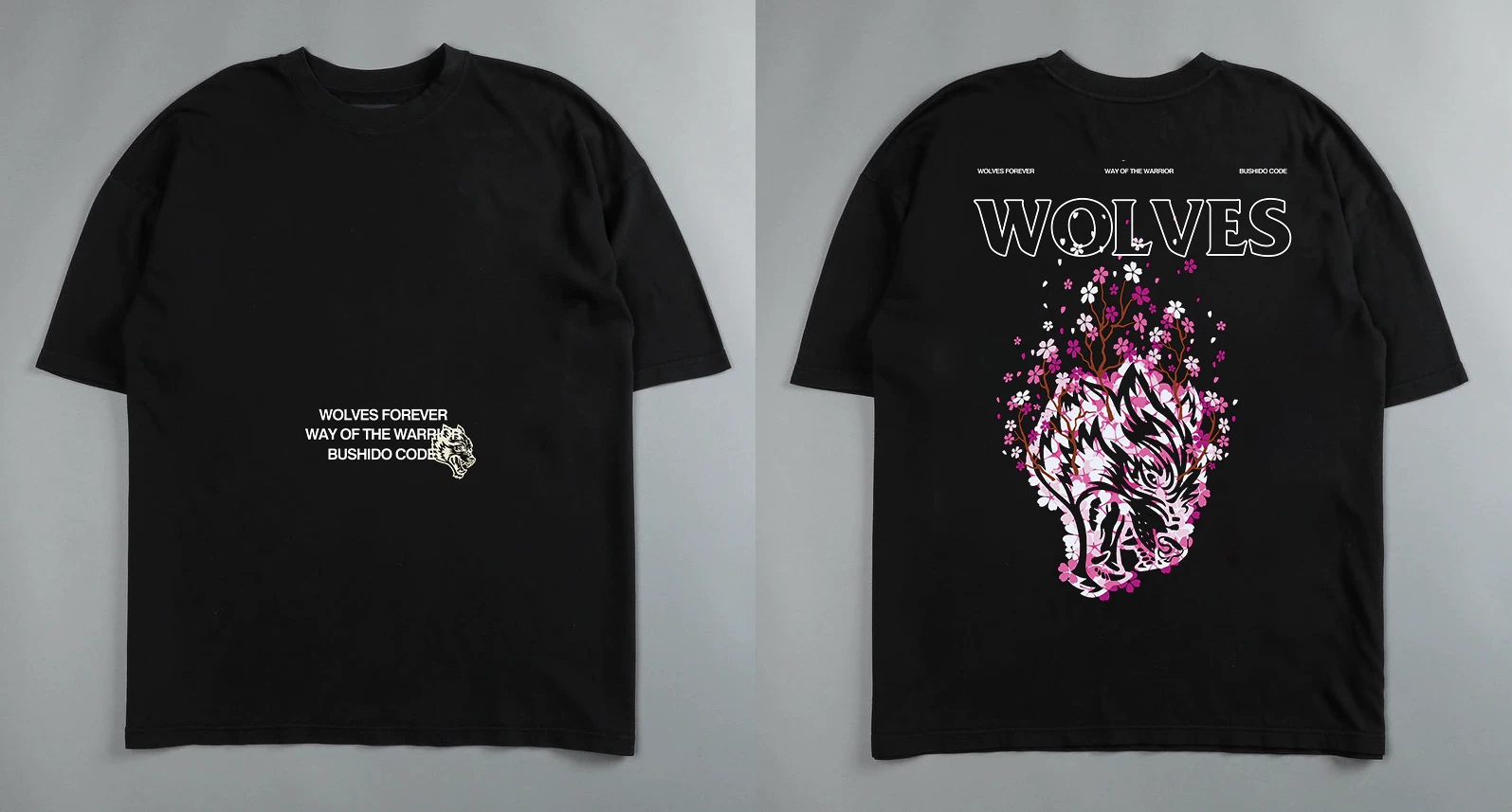 Darc Wolf Sport футболки Oversized Графика DTG ПЕЧАТЬ Tech