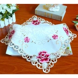 Top Lace Satin Plum Bossom Rose Bouurwerk Cup Cup Coa