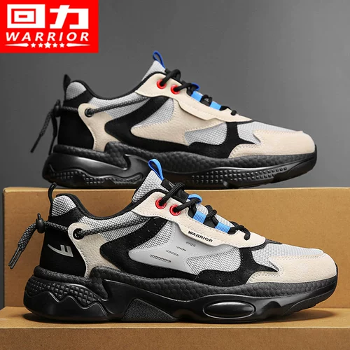 Warrior, демисезонная спортивная высокая обувь для отдыха на платформе, универсальные туфли, для бега, подходит для подростков