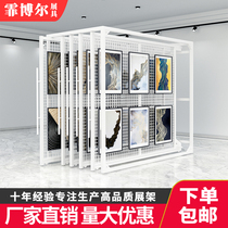 挂画展架抽拉油画装饰画相框国画推拉样品展示架多功能立式落地式