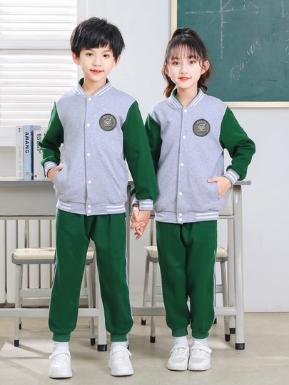 Школьная форма для мальчиков и девочек, летние костюмы с коротким рукавом нового дизайна, спортивная одежда для весны, осени и зимы, униформа для выступлений, школьная форма для учащихся.