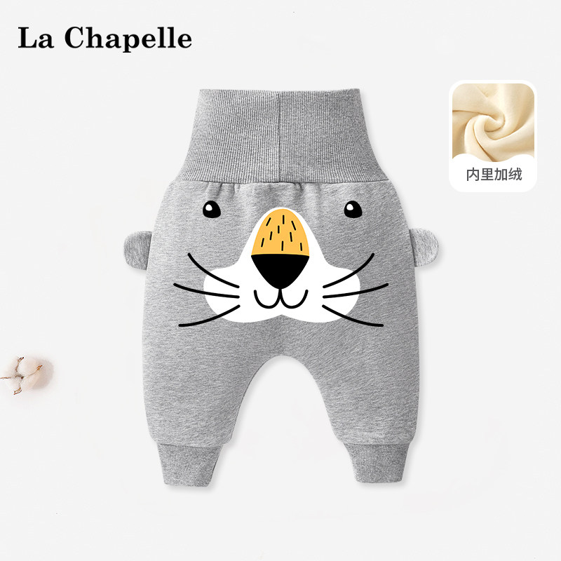 Rashabel Baby Big Fart Pants Plus Suede Girl Pants Winter Boy PP Pants Children Baby Autumn Winter Long Pants-Taobao