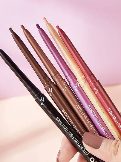 NOVO Eyeliner-Gelstift entfernt kein Make-up, verschmiert nicht, ist wasserfest, schweißfest, langlebig, extrem feinkörniger Anfänger-Seidenraupen-Eyeliner mit weichem Kopf