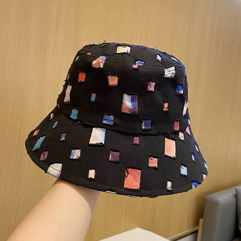 👑2025春季必入单品-Chic Know破洞渔夫帽👑-手帕-淘宝好物网