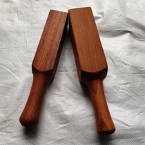 Knock on pink pear wooden hammer tap on meat pine hammer knock on nuts and other red wooden hammer