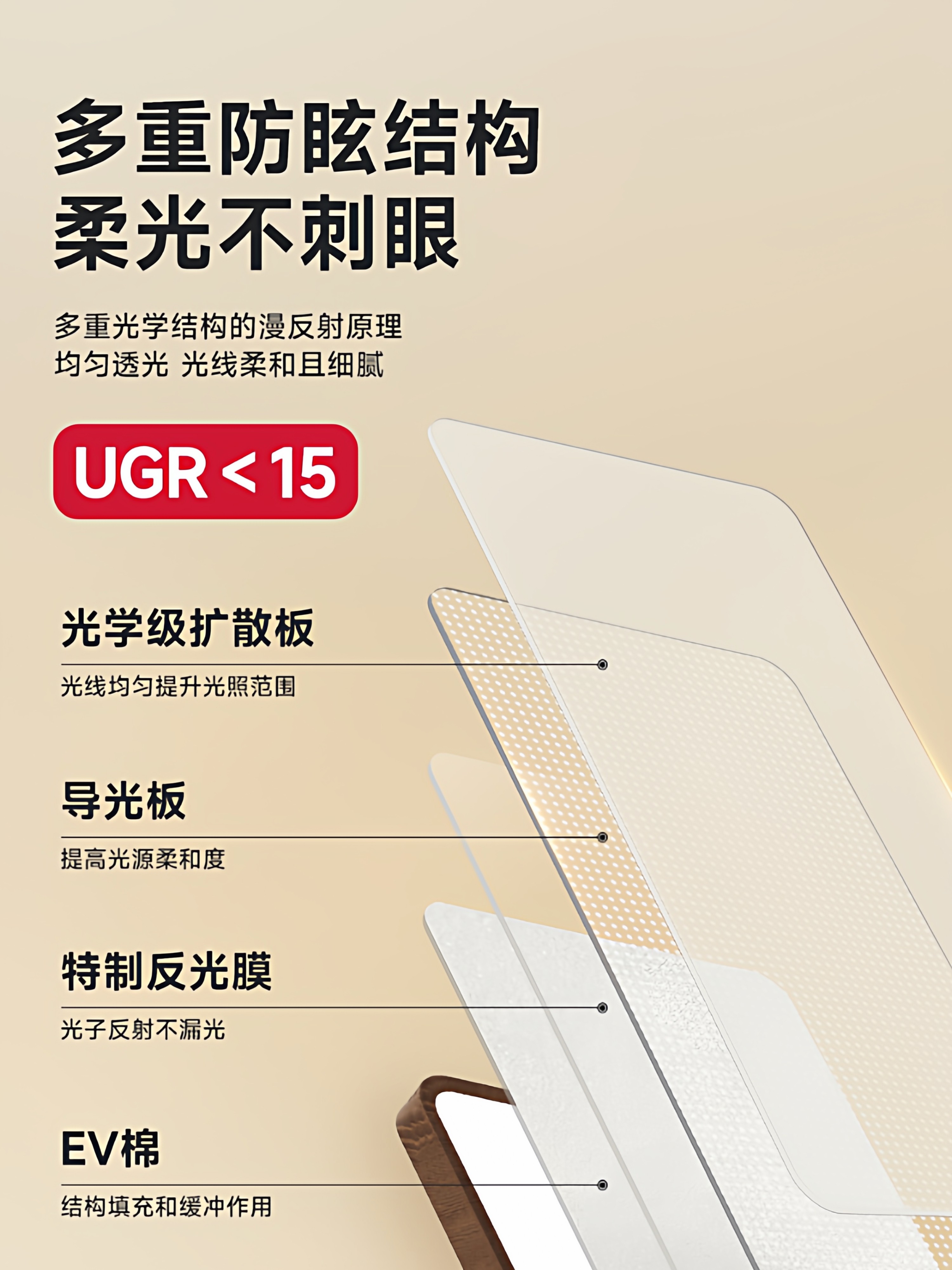 [Jiandun]Medieval-Style Seamless 4Th Generation Pro Package Round Bedroom Lamp Song-Style Aesthetic Ceiling Lamp Whole House Lighting Fixtures