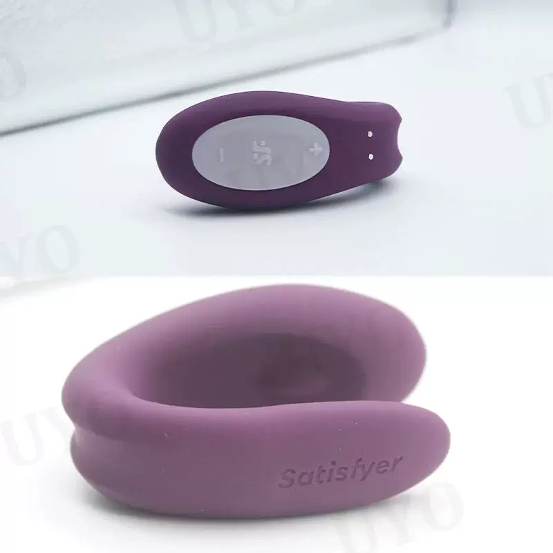 [Satisfyer Double Joy управляемый приложением вибратор из силикона для секса]