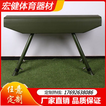Training Gymnastics Trojans Force Physical Training Athletics Military Training Gymnastics Jumping Horse saddle Horse Obstacle Board Isalone Wooden Bridge