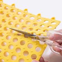 Kitchen sink bottom protective pad drain pad drain grid plate water barrier debris filter wear pad can be spliced