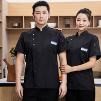 Черный топ в карманном стиле с короткими рукавами