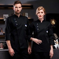 Черный топ с длинными рукавами в карманном стиле