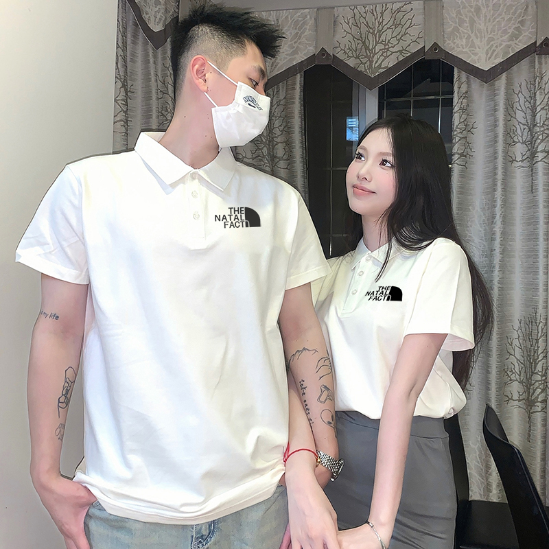 Disoo Couple Outfits Summer Clothes Couple Style 2026 New Spring Roora Internet Celebrity Polo Shirt Short-Sleeved T-Shirt Tops