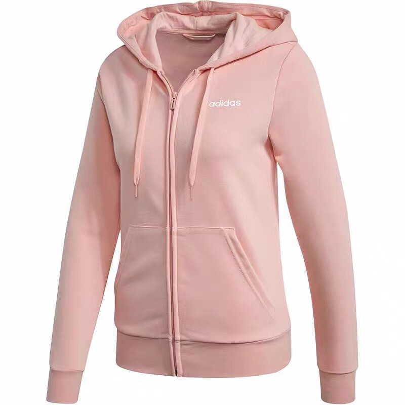 Adidas/Adidas Women's Casual Sports Fashion Zipper Hooded Sweatshirt Jacket Fm6500 Adidas/Adidas Women's Casual Sports Fashion Zipper Hooded Sweatshirt Jacket Fm6500