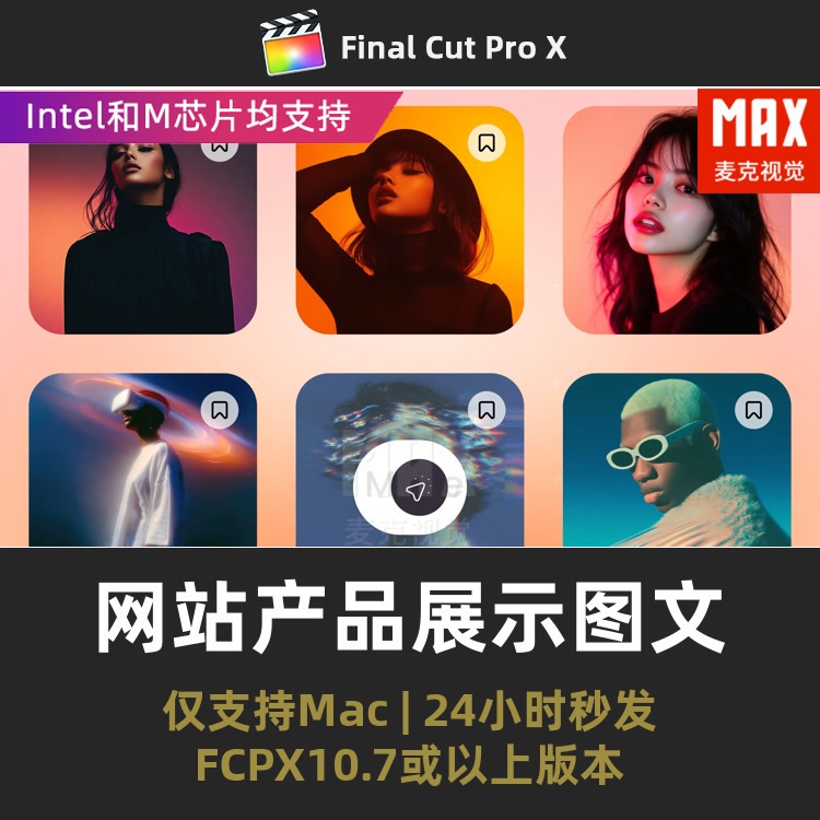Finalcutpro Plug-In Website Page Promotion Product Display Video Photo Carousel Fcpx Plug-In