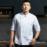 (Семь четверти рукава) Белый топ