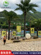 Bionic Coconut Tree, Large Artificial Coconut Tree, Fake Coconut Tree, Tropical Homestay Bar, Supermarket, Park Landscaping Palm Tree