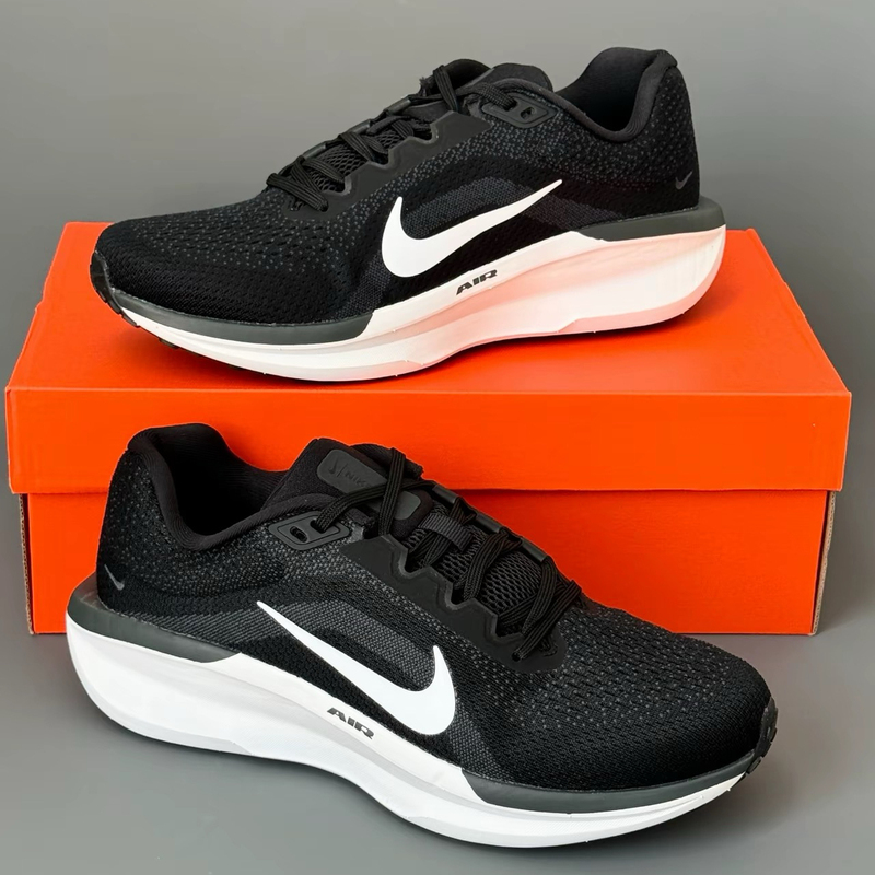 Nike Winflo 11 Casual and Versatile Shock-Absorbing and Wear-Resistant Low-Top Running Shoes Black Fj9509-001