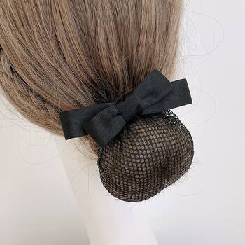 Bank nurse head flower girl hotel work professional hair net stewardess hair pocket head flower plate hair clip hair accessories net pocket