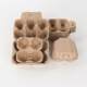 Biodegradable Pulp Egg Tray Disposable Egg Carton for 2, 4, 8, 12 Eggs, Shockproof Pulp Tray for Transportation