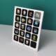 Acrylic Hanging Dustproof Pin Collection Felt Badge Holder Commemorative Coin Display Storage Box