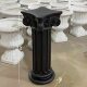Pure Black Series of Simple and Elegant Roman Column-Style Tall Columns, French-Style Indoor Home Decoration Ornaments