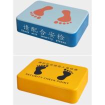 Fujian anti-skid entrance and exit inspection platform airport high-speed rail school examination room large exhibition entrance and exit security