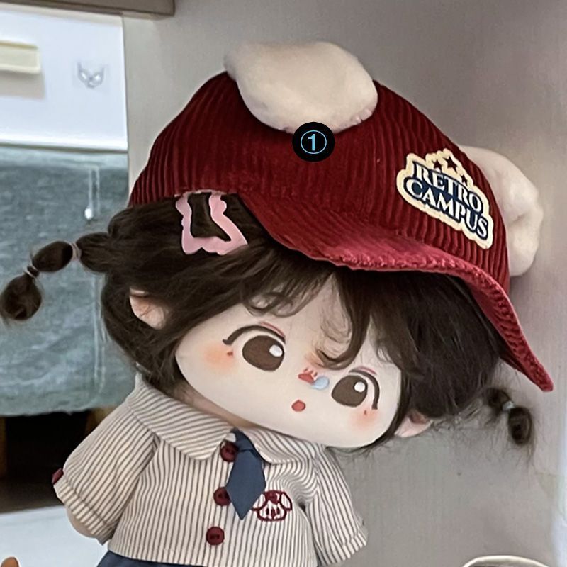 20cm Cotton Doll Clothes American-Style Puppy Outfit Hat Shirt Tie Pants Shoes 20cm Cotton Doll Clothes American-Style Puppy Outfit Hat Shirt Tie Pants Shoes