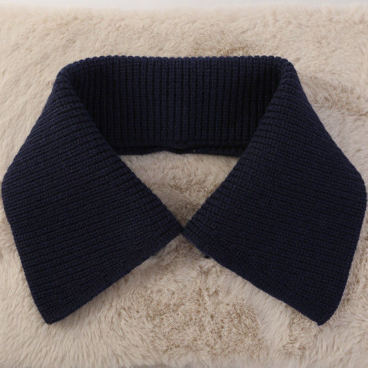 Trendy Detachable Collar for Autumn and Winter Korean Style Large Lapel Warm Decorative down Jacket Anti-Dirt Removable Ribbed Square Collar Trendy Detachable Collar for Autumn and Winter Korean Style Large Lapel Warm Decorative down Jacket Anti-Dirt Removable Ribbed Square Collar