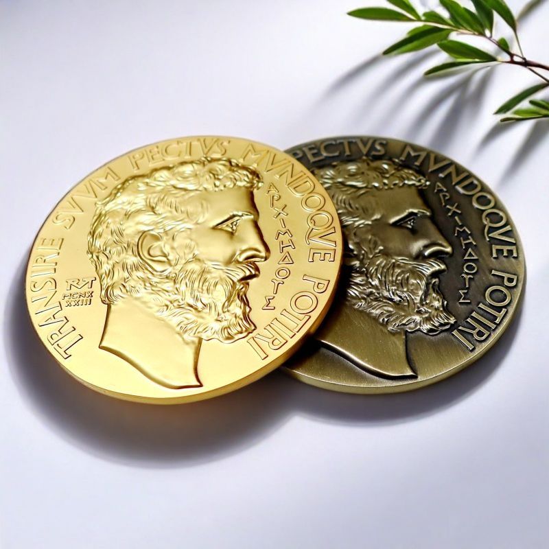 フィールズ賞 数学賞 記念メダル 1:1レプリカ 3Dレリーフ肖像バッジコレクション 記念品