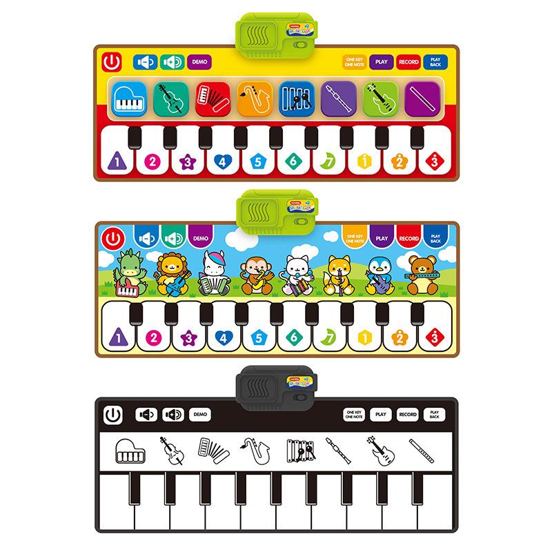 Children Music Blanket Toy Piano Dancing Pedanica Early Teach Puzzle Games Electronic Baby Cushion Multifunction Crawl-Taobao