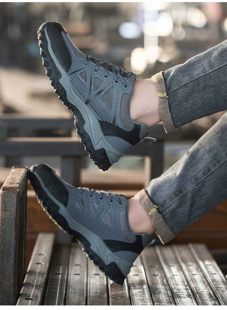 Labor protection shoes for men, anti-smash, anti-puncture, insulating safety, winter breathable electrician Laobao steel plate lightweight safety shoes