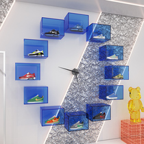Shoe Store Commercial Shoe Rack Exhibition Rack Bag shelve Acrylic Upper Wall Childrens Shoes Display Shelf Goods Display Stand